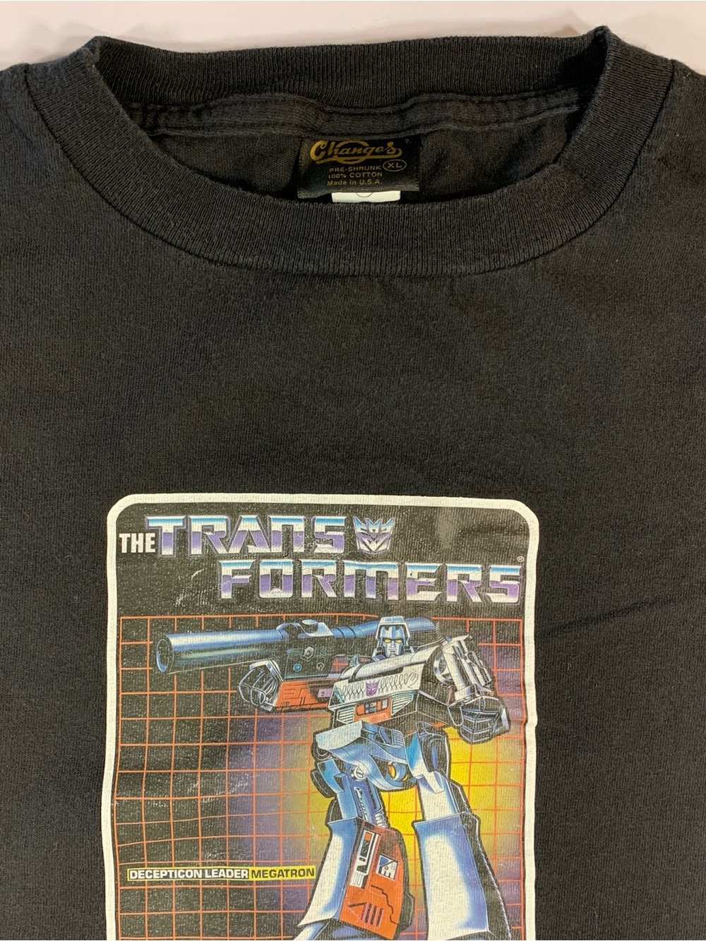 Vintage 90s Transformers Decepticon Megatron T-shirt XL Changes Single Stitch - Picture 7 of 9